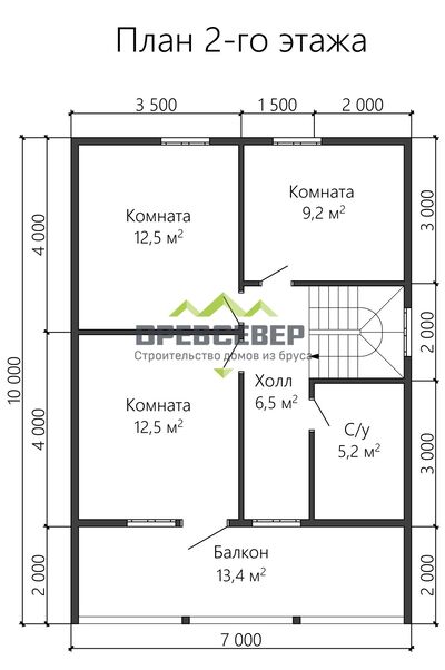 Проекты дома 6х6 полтора этажа