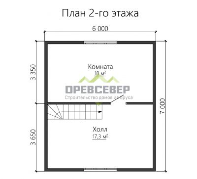 План второго этажа проекта ДБ-89