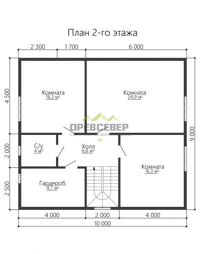 План второго этажа проекта ДБ-94