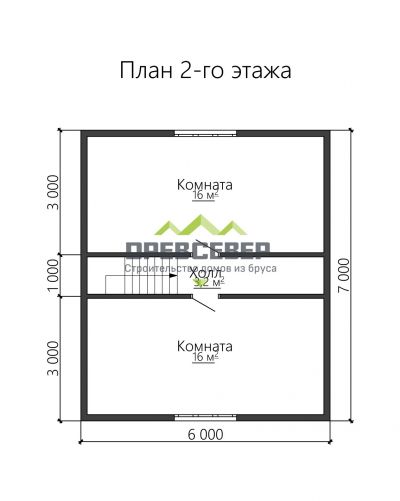 План второго этажа проекта ДБ-78