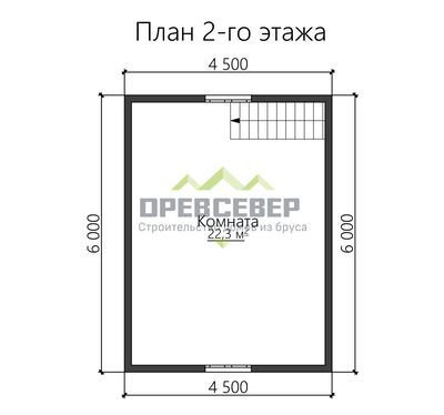План второго этажа проекта ДБ-5