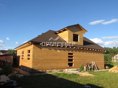 95. Строительство дома из профилированного бруса по проекту заказчика в Владимирской области, Суздальском районе, д. Раменье