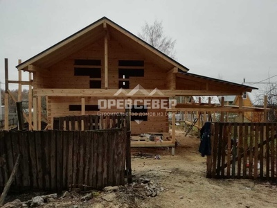 97. Строительство дома из профилированного бруса по проекту ДБ-162 в г. Иваново, СНТ Отрадное