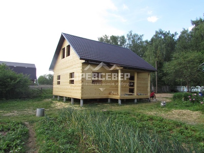 108. Строительство дома из профилированного бруса по проекту ДБ-54 в г. Калуга, Ст. Тихонова Пустынь