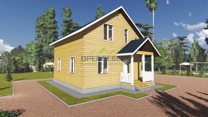 Дом из профилированного бруса 7х9 (ДБ-13)
